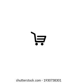 cart vector icon isolated White Background