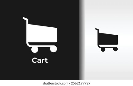 Cart Vector, Icon Or Logo Sign Isolated Symbol Illustration