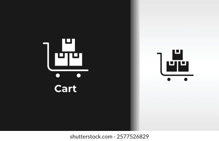 Cart Vector, Icon Or Logo Sign Isolated Symbol Illustration