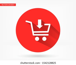 cart Vector icon . Lorem Ipsum Illustration design