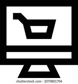 ilustración vectorial de carro aislada en un fondo transparente. iconos vectoriales de almacenamiento para el concepto o gráficos web.
