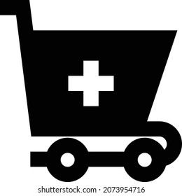 ilustración vectorial de carro aislada en un fondo transparente. iconos vectoriales de glifo para el concepto o gráficos web.