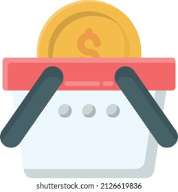 cart Vector illustration on a transparent background.Premium quality symmbols.Vector line flat icon for concept and graphic design.
