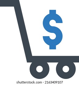 Cart Vector illustration on a transparent background.Premium quality symbols.Glyphs vector icon for concept and graphic design.