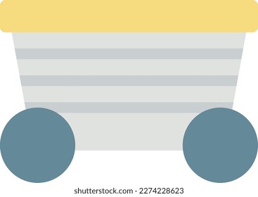 cart Vector illustration on a transparent background. Premium quality symbols. Line Color icons for concept and graphic design.