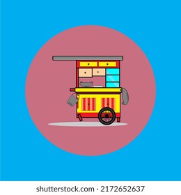 cart vector illustration, suitable for icons, mascots, posters, advertisements, templates, etc