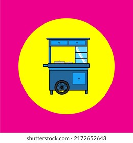 cart vector illustration, suitable for icons, mascots, posters, advertisements, templates, etc