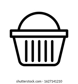 cart vector thin line icon 