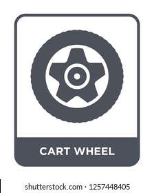 cart wheel icon vector on white background, cart wheel trendy filled icons from Mechanicons collection, cart wheel simple element illustration