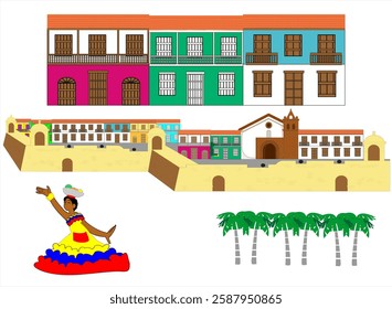 Cartagena de Indias walled city historic center colonial architecture