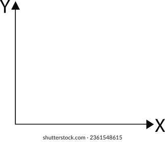 cartesian axes x and y for mathematical uses	
