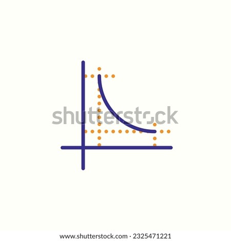 cartesian, center, coordinate, algebra icon, isolated icon in light background, perfect for website, blog, logo, graphic design, social media, UI, mobile app