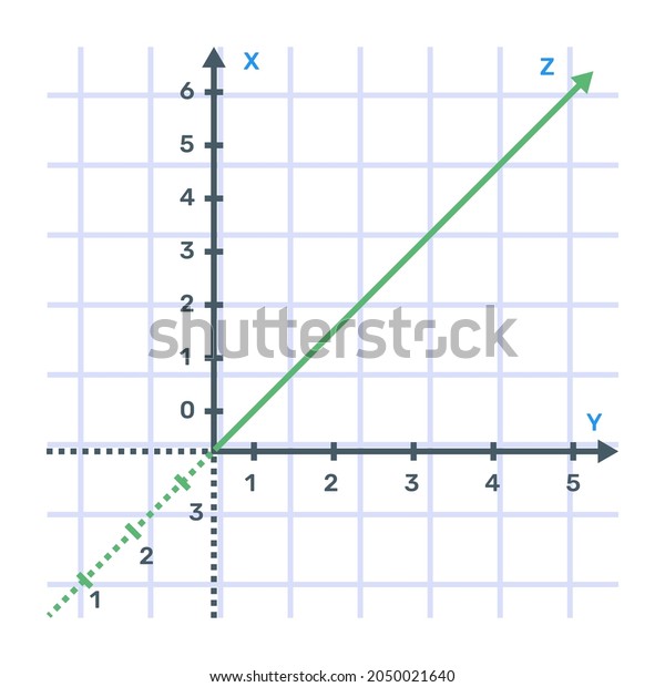 Cartesian Graph Icon Premium Download Stock Vector (Royalty Free ...