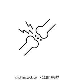 cartilage, disease, medical icon. Element of disease icon. Thin line icon for website design and development, app development. Premium icon