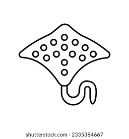 Cartilaginous fish Vector icon which can easily modify or edit

