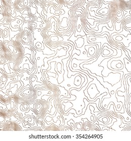 Cartographic pattern - vector illustration