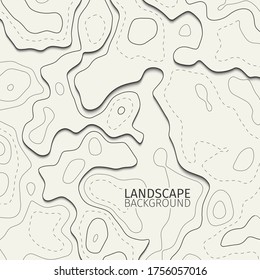 Cartography pattern. Vector contour topographic map background. Topography and geography map grid abstract backdrop. Business concept. Vector illustration