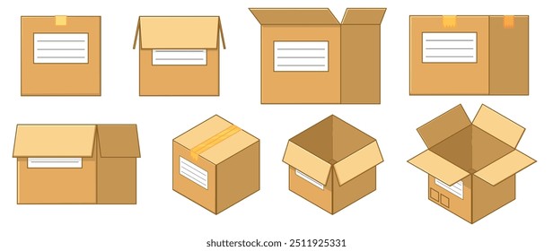 Verpackung für Kartonschachtel-Adressetikett