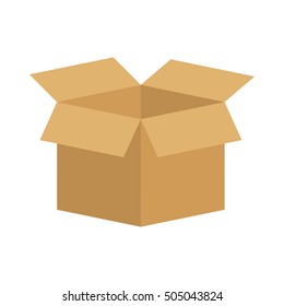 carton box delivery service vector illustration design