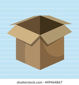 carton box design, vector illustration eps10 graphic 
