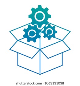 carton box with gears machine