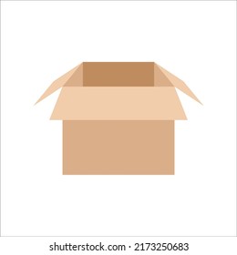 Carton box icon, Vector and Illustration.
