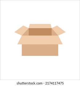 Carton box icon, Vector and Illustration.