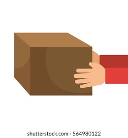 carton box isolated icon