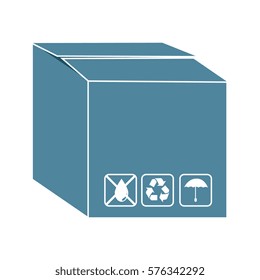 carton box isolated icon