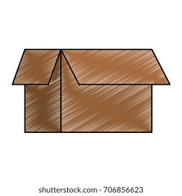 carton box isolated icon