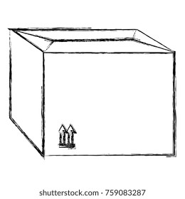carton box isolated icon