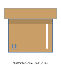 carton box isolated icon