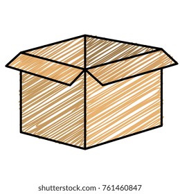 carton box isolated icon