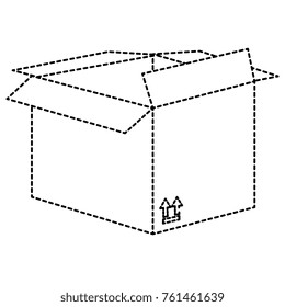 carton box isolated icon