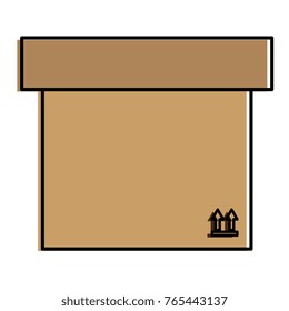 carton box isolated icon