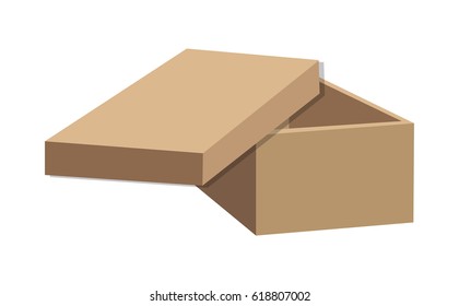 carton box package delivery icon. Vector graphic