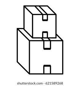 carton box packing icon