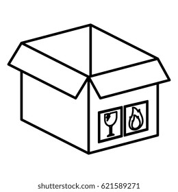 carton box packing icon