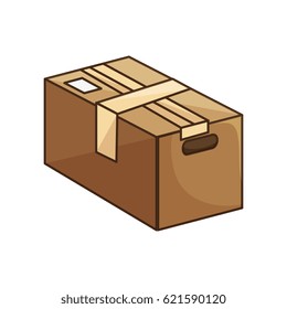 carton box packing icon