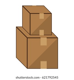 carton box packing icon