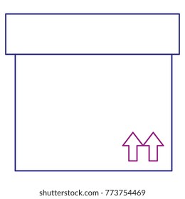 carton box packing icon