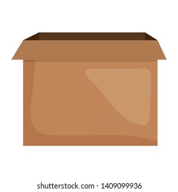 carton box packing icon square frame and birthday elements vector illustraitor