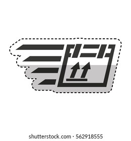 carton box packing icon vector illustration design