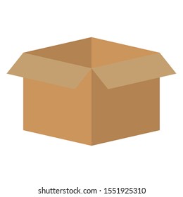 carton box packing isolated icon vector illustration design