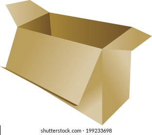 Carton Box- Vector
