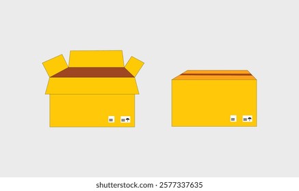 
Carton box vector illustration for use