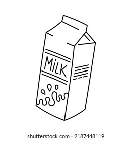 2,327 Milk carton outline Stock Illustrations, Images & Vectors ...