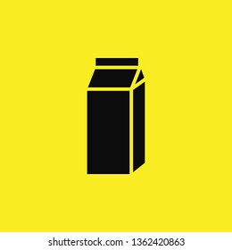 carton of milk icon vector
