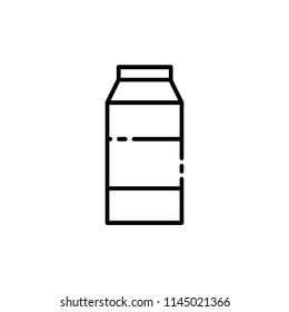 carton of milk logo icon
