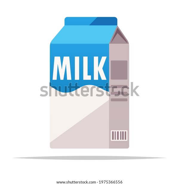 Carton Milk Vector Isolated Illustration Stock Vector (Royalty Free ...